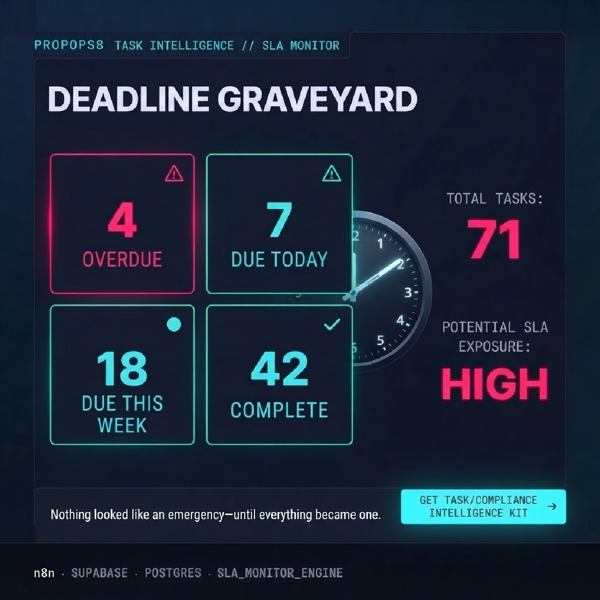 Deadline Graveyard diagnostic card